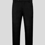 Black Normal Fit Trousers
