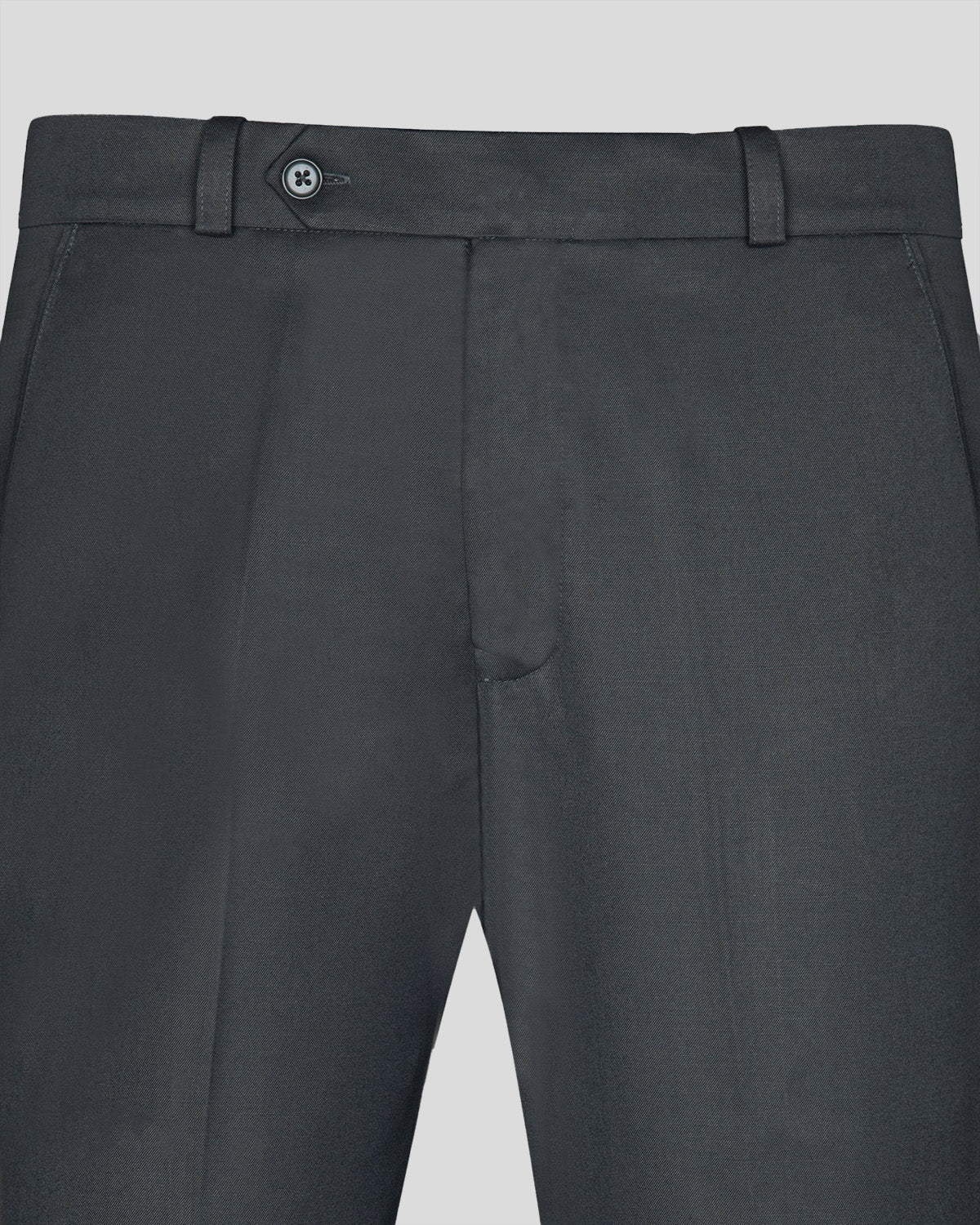 Charcoal Normal Fit Trousers - John Ellies