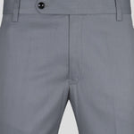 Silver Normal Fit Trousers - John Ellies