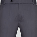 Grey Normal Fit Trousers - John Ellies