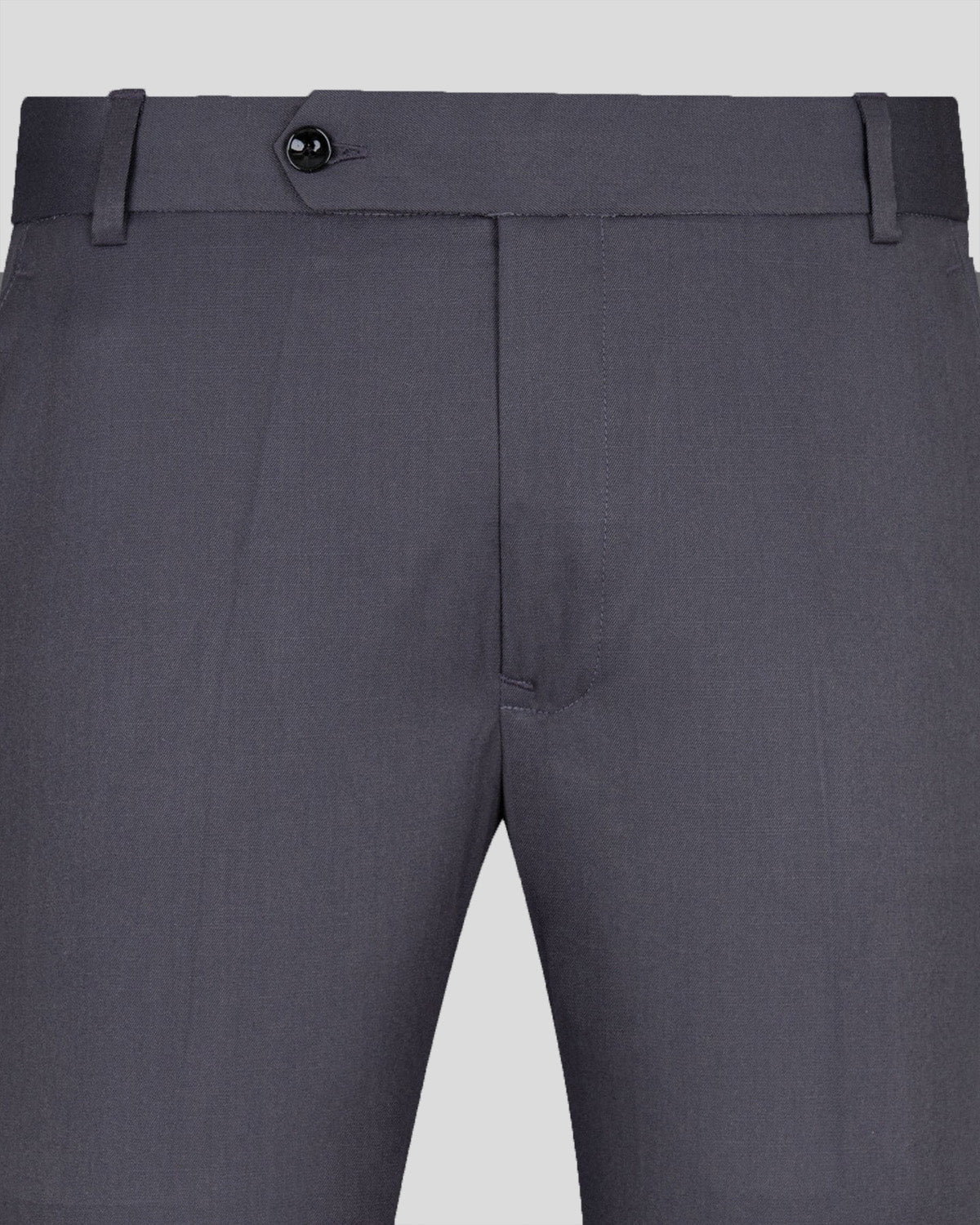Grey Normal Fit Trousers - John Ellies