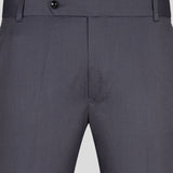 Grey Normal Fit Trousers - John Ellies