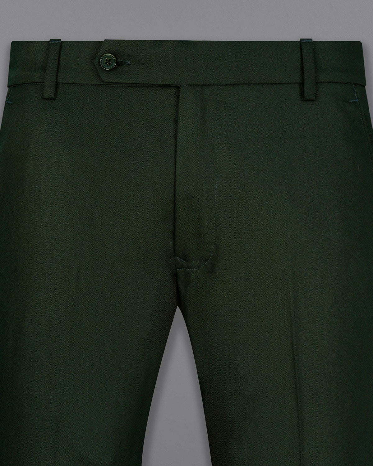 Army Green Normal Fit Trousers - John Ellies