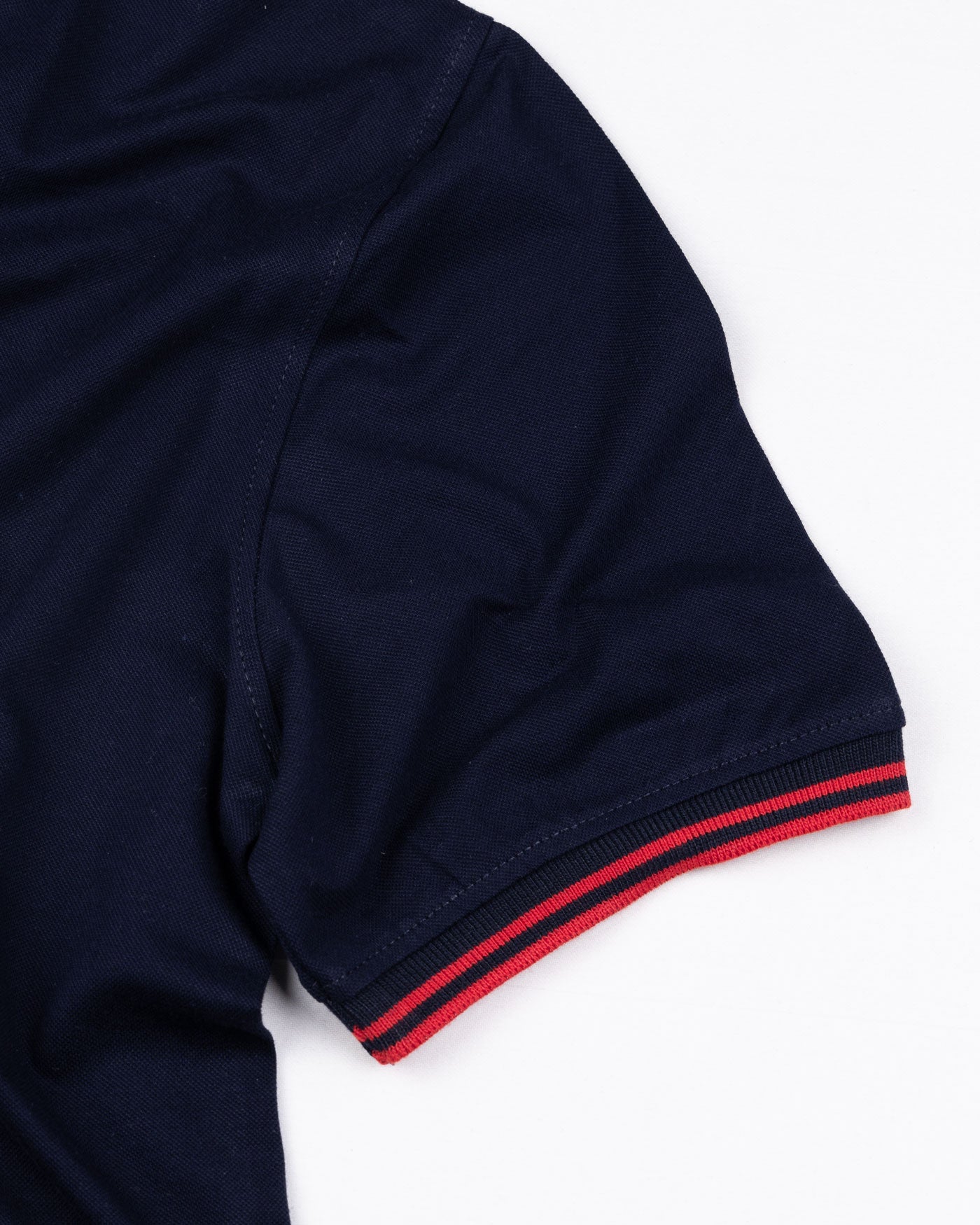 Reonawl Navy Blue Cotton Polo T-Shirt - John Ellies