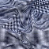 Navy Checkered Premium Gingham Cotton Shirt