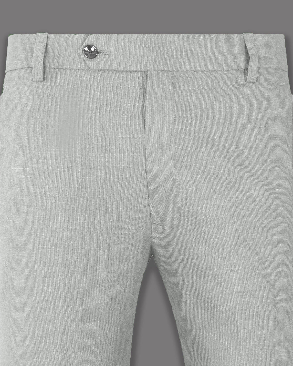 Ghost Silver Luxurious Linen Pant - John Ellies