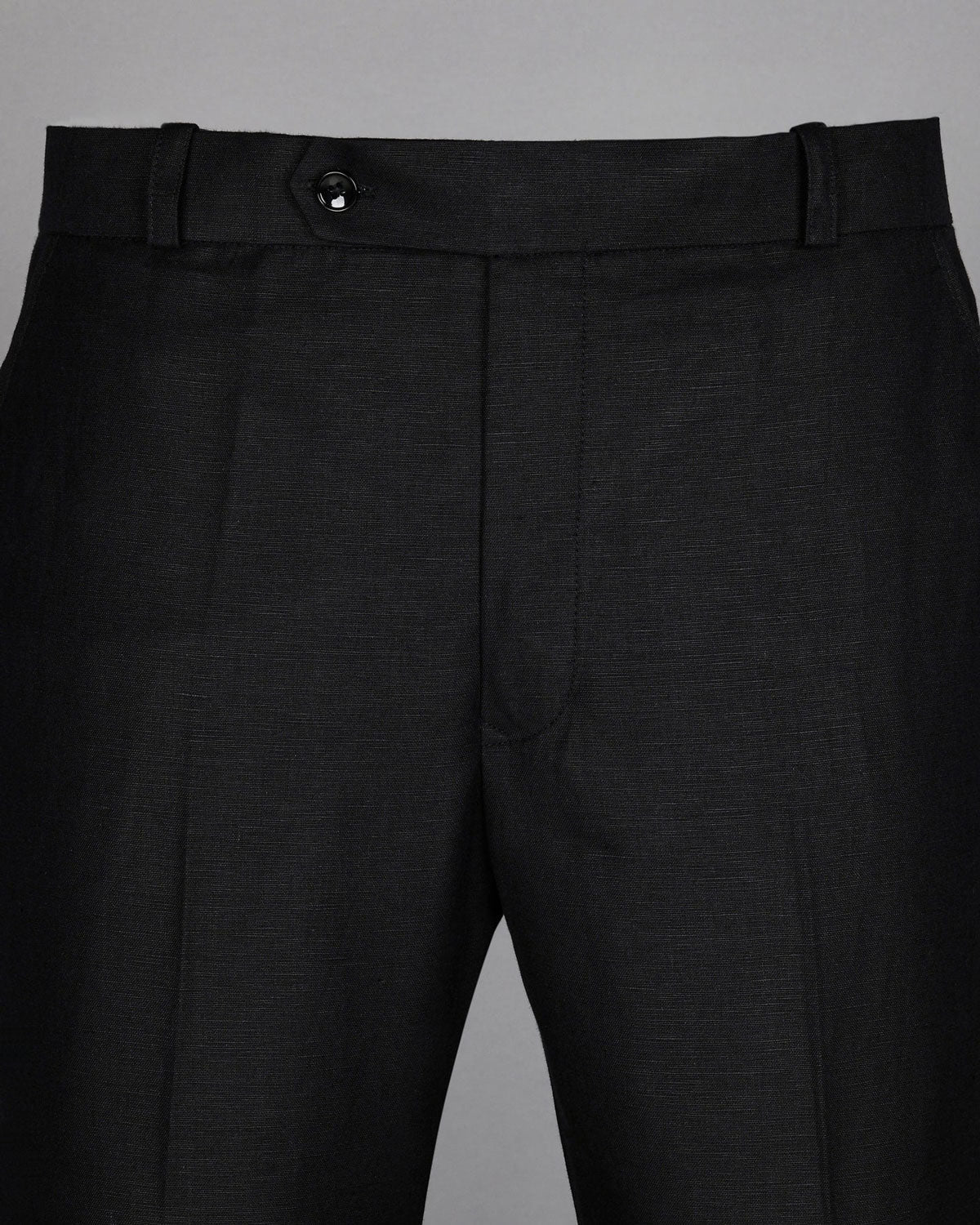 Black Luxurious Linen Pant - John Ellies