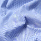 Havelock Blue Houndstooth Premium Cotton Formal Shirt