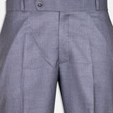 Merino Grey Normal Fit Cotton Pant - John Ellies