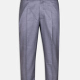Merino Grey Normal Fit Cotton Pant