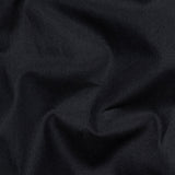 Black With White Inner Cuffs & Collar Giza Cotton Shirt