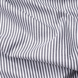 Carbon Black Oxford Cotton Stripe Shirt