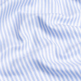 Oyster Sky Button Down Oxford Cotton Stripe Shirt