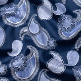 Bianco Mezclilla Blue Printed Cotton Formal Shirt