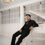Black Super Soft Premium Cotton Formal Shirt
